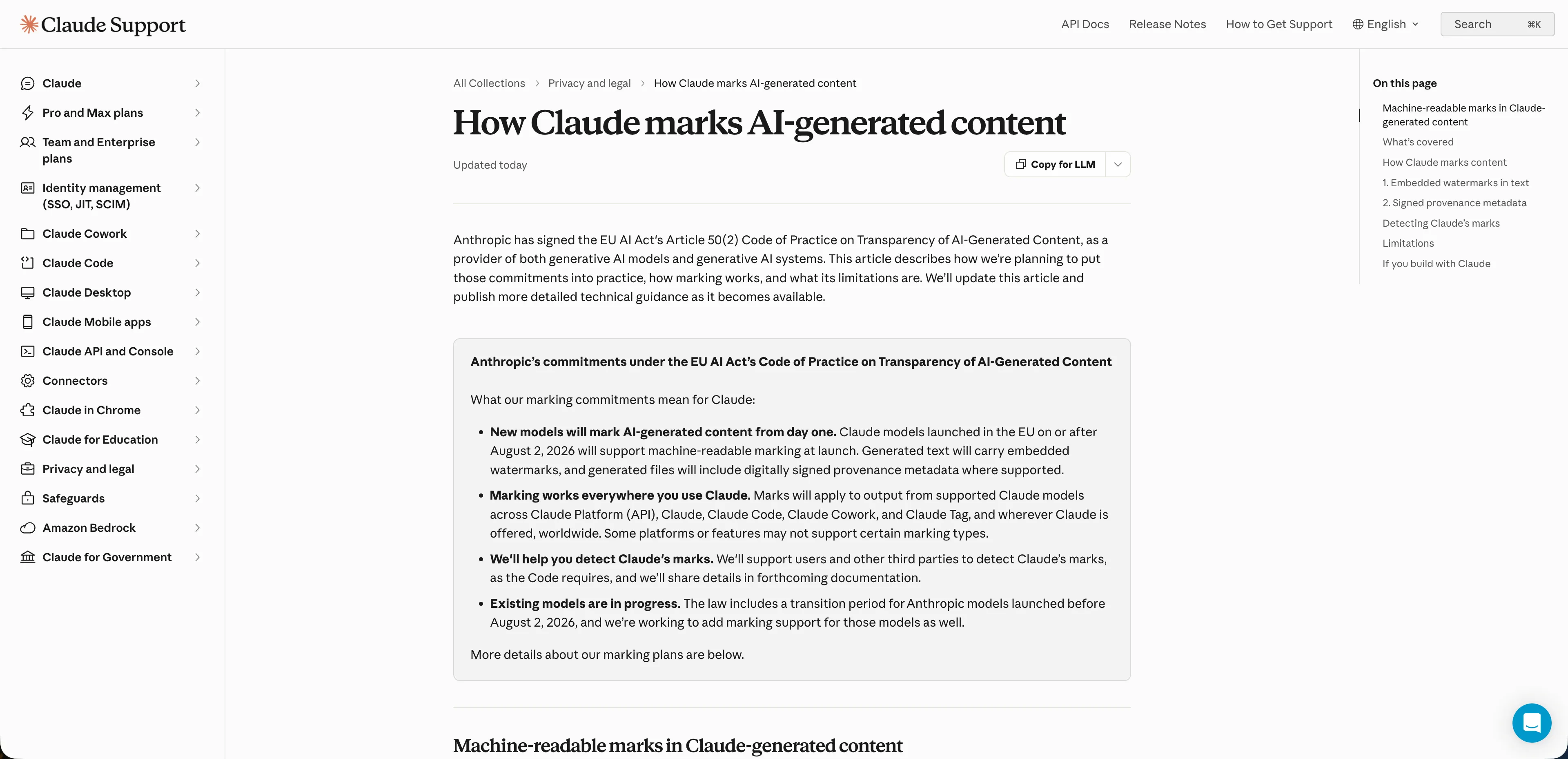 Claude 是如何标记 AI 生成内容的