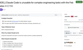 开发者在 GitHub 上实锤 Claude 思考深度暴跌 67%